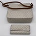 Michael Kors Large Messenger Crossbody Bag & Trifold Wallet Vanilla/Brown