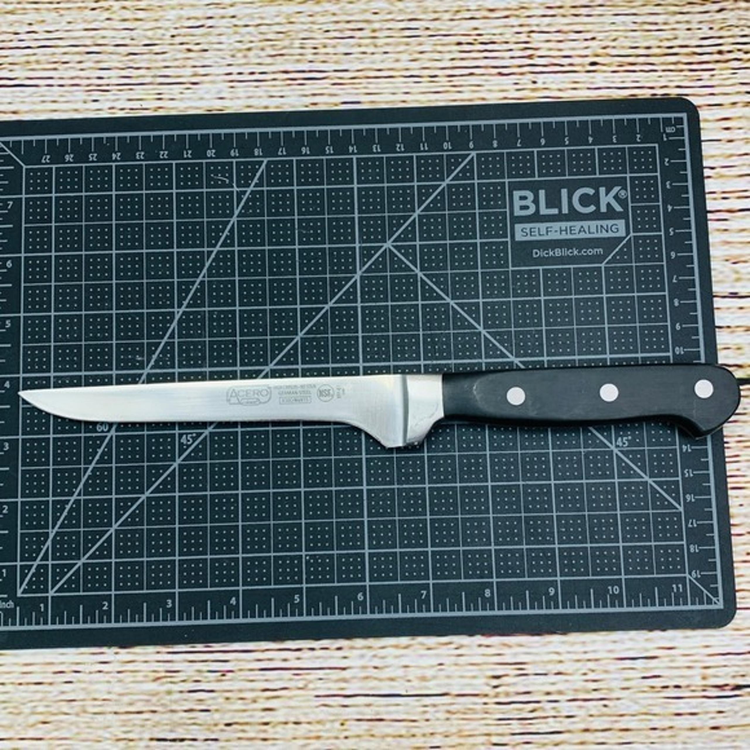 Winco Acero Boning Knife German Steel High Carbon No Stain NSF KFP-61