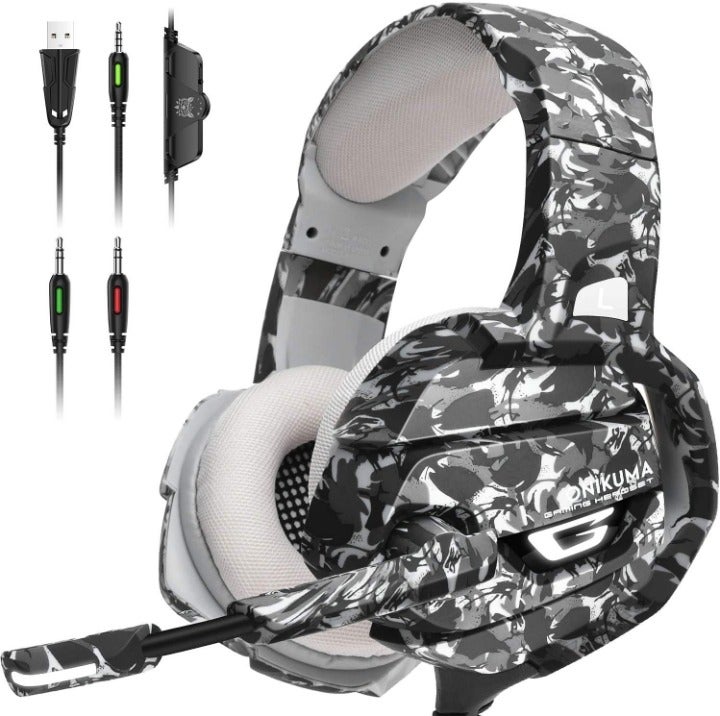 Gaming Headset Mic PC PS4 Xbox Switch
