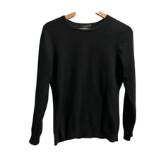 Charter Club 100% Cashmere Crew Neck Black Sweater