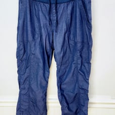 The North Face Pants Womens XL Black Aphrodite Capris Nylon Drawstring Hiking