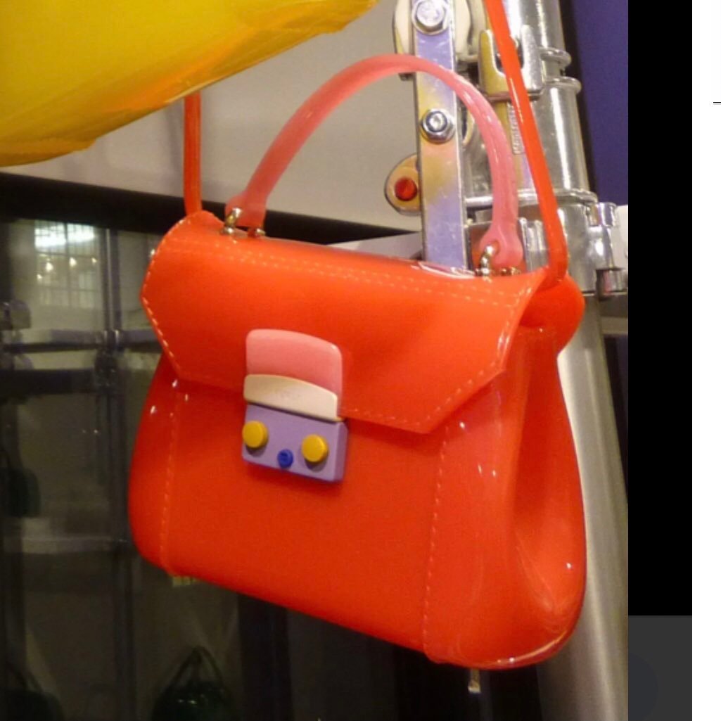 Furla mini crossbody candy bag w/ strap