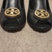 Tory Burch Aurelia Peep Toe Wedge Pumps Heels Size 7.5