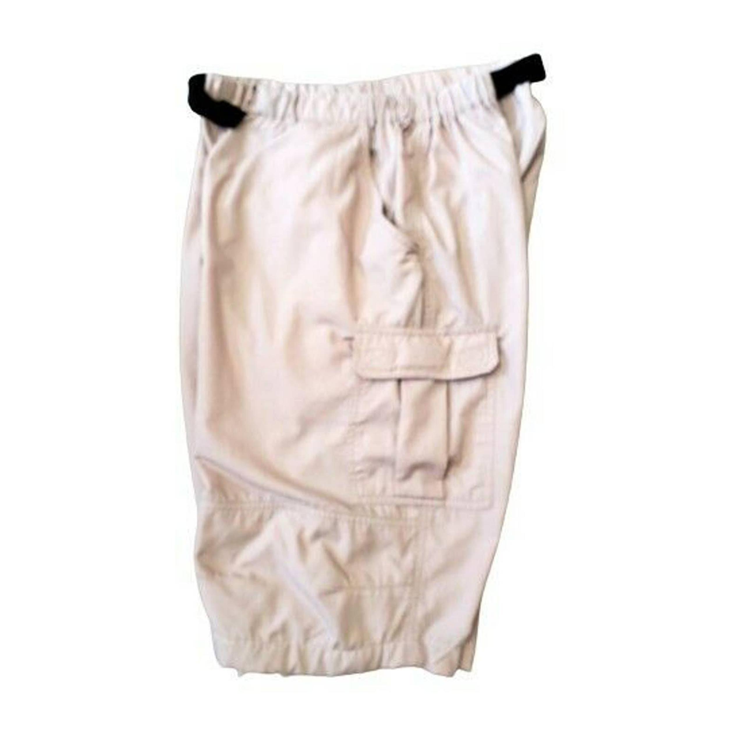 North Face Vintage Womens Nylon Hiking Cropped Pants Capri Size M Tan Cargo