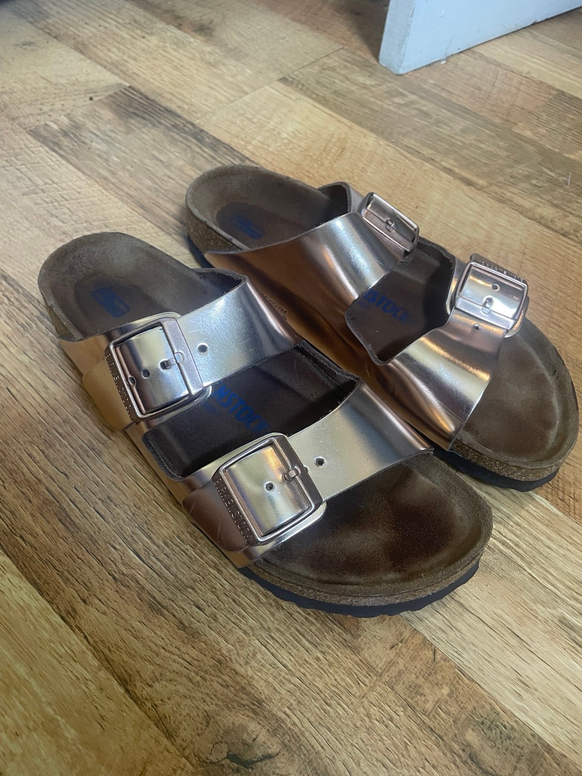 Birkinstock Arizona Rose Gold Metallic