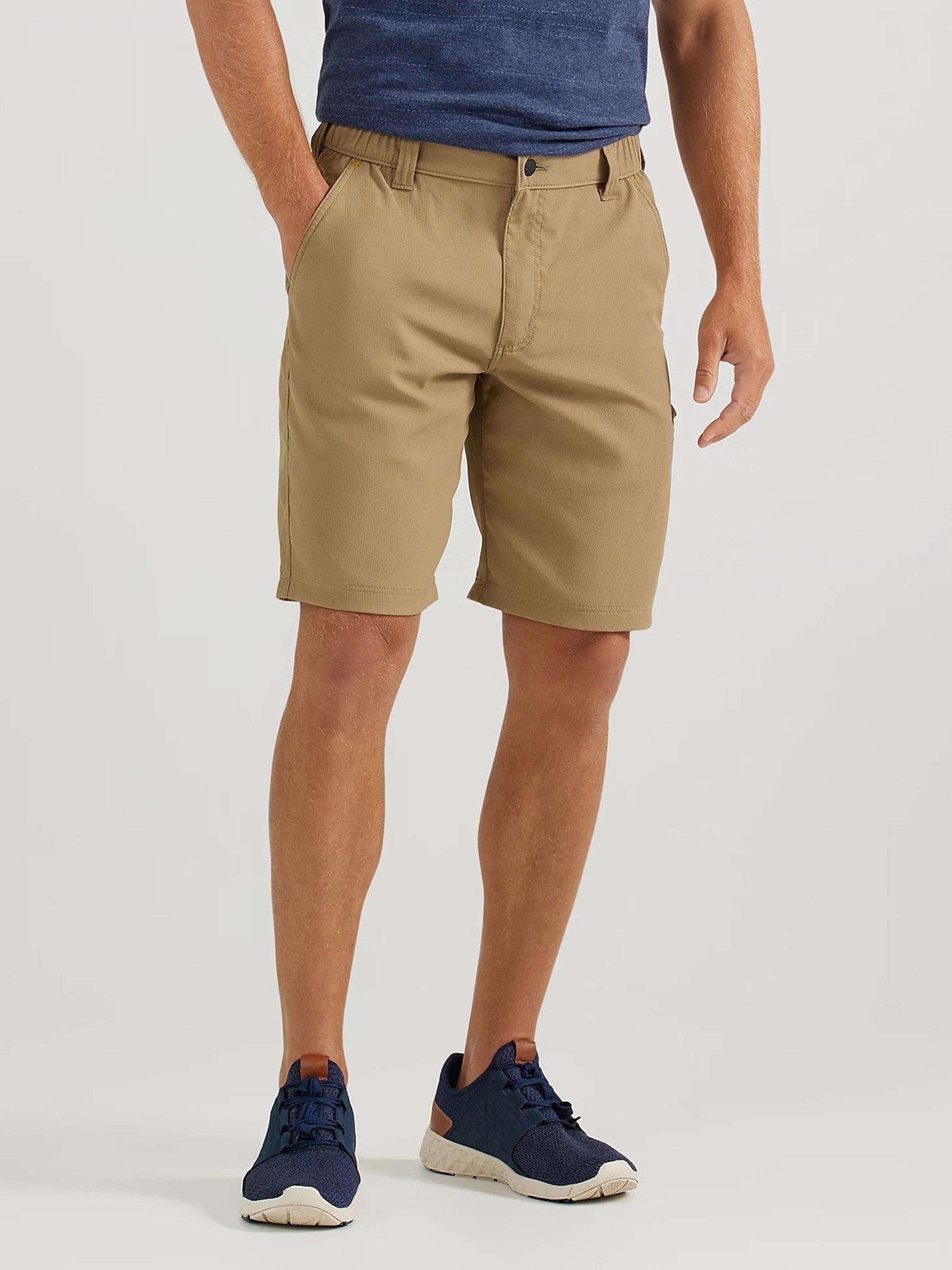 Wrangler Men's Performance Elastic Waist Shorts In Elmwood