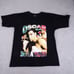Vtg Oscar De La Hoya Shirt Men's XL Black WBC Boxing Champion 90s Rap Tee AOP