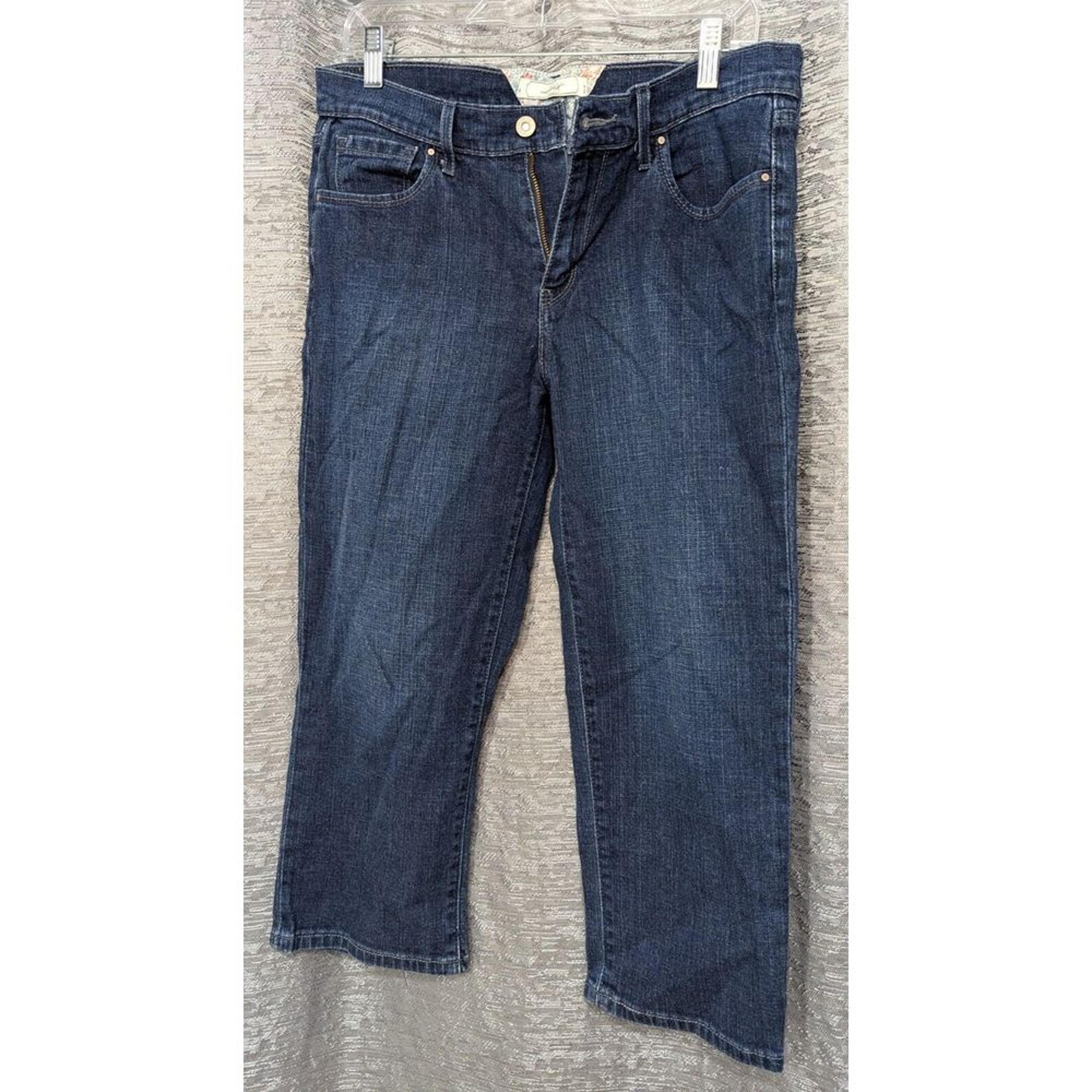 Levi's Classic Crop Jeans Women's 10 Denim Cropped Leg Ankle Mid Rise Casual