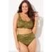 NWT GabiFresh x Swimsuits For All Primal High Waist Underwire Bikini 3X