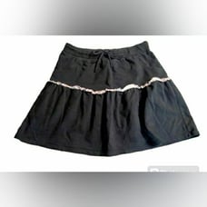 Vintage Burberry Ruffle Mini Skirt