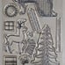 Stampin' Up! Cling Stamps Santa's Sleigh & Framelits Dies Holiday RETIRED