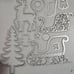 Stampin' Up! Cling Stamps Santa's Sleigh & Framelits Dies Holiday RETIRED