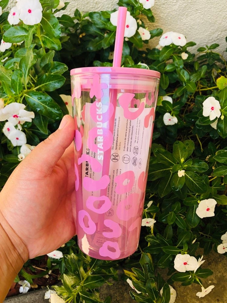 NEW Starbucks Pink Cheetah Tumbler