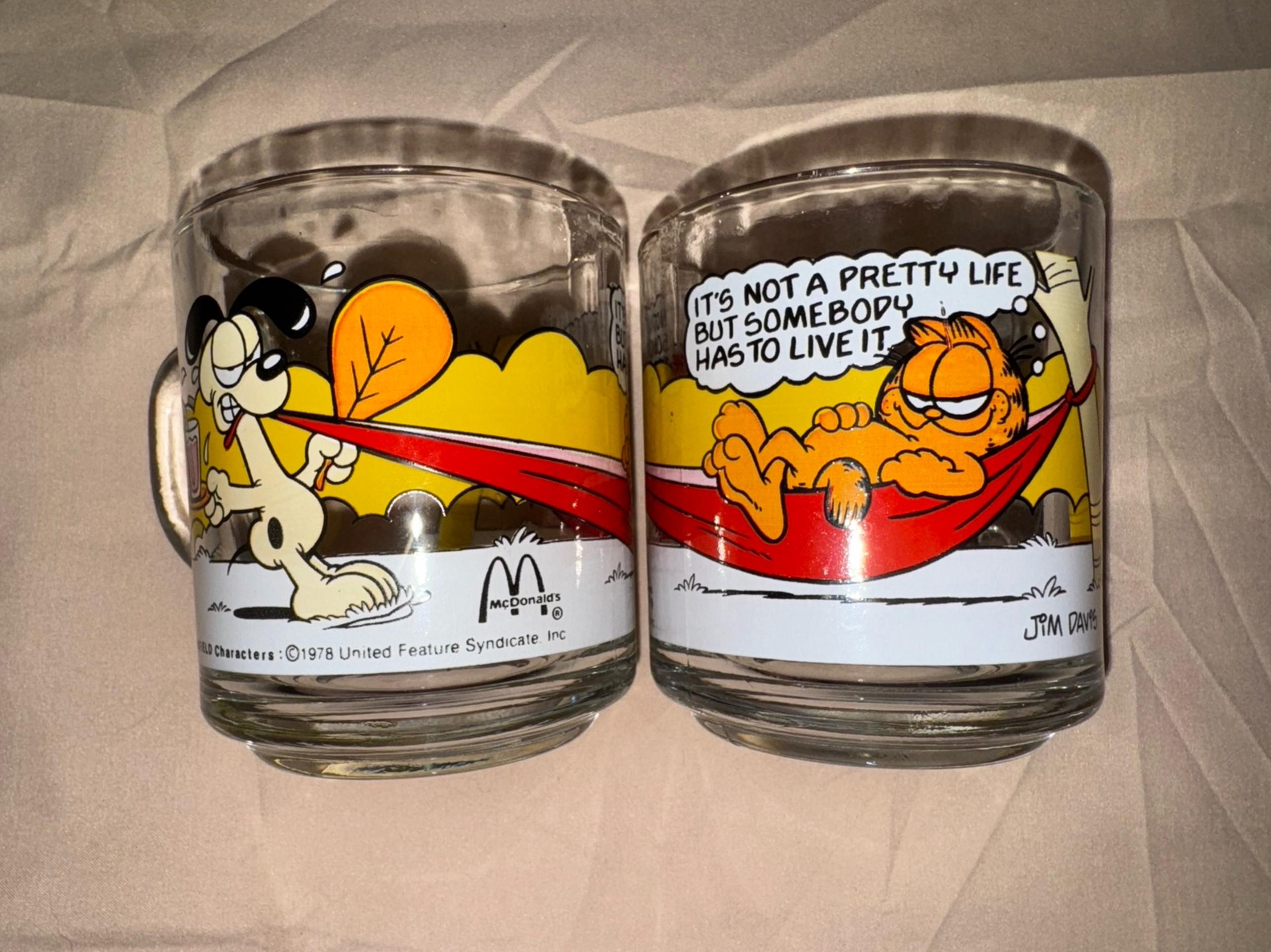 Garfield McDonalds mugs