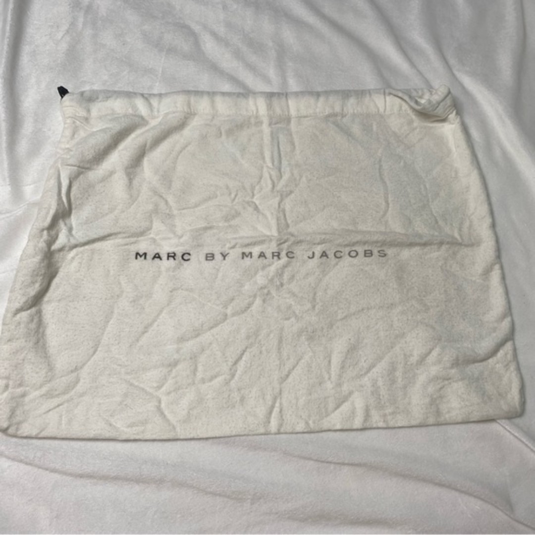 Marc by Marc Jacobs White Cotton Drawstring Dustbag VERY SOFT TO TOUCH