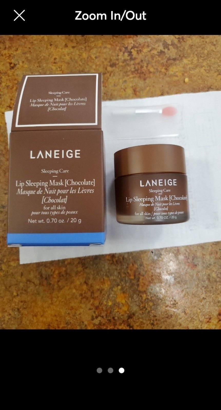 !!!!!!full size new chocolate laneige lip sleeping mask