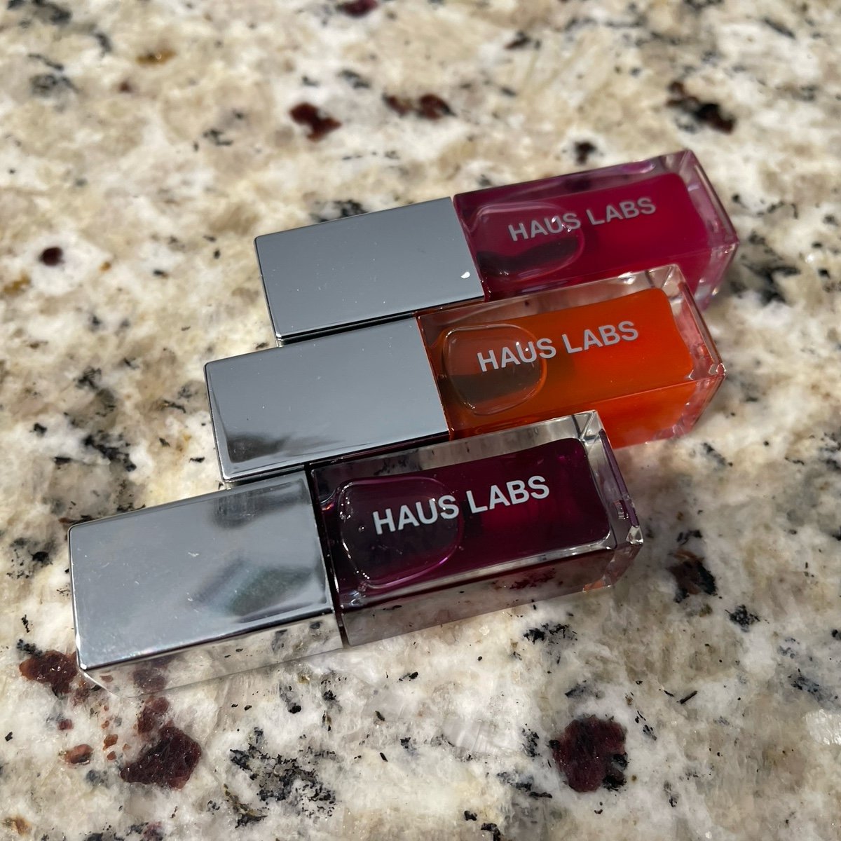 Set of 4 HAUS LABS PhD Hybrid Tinted Lip Oils