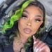 Lace front wigs human hair blended