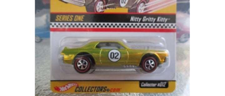 RLC, Nitty Gritty Kitty, Yellow, Redline, LE 10K, 2002 Hot Wheels