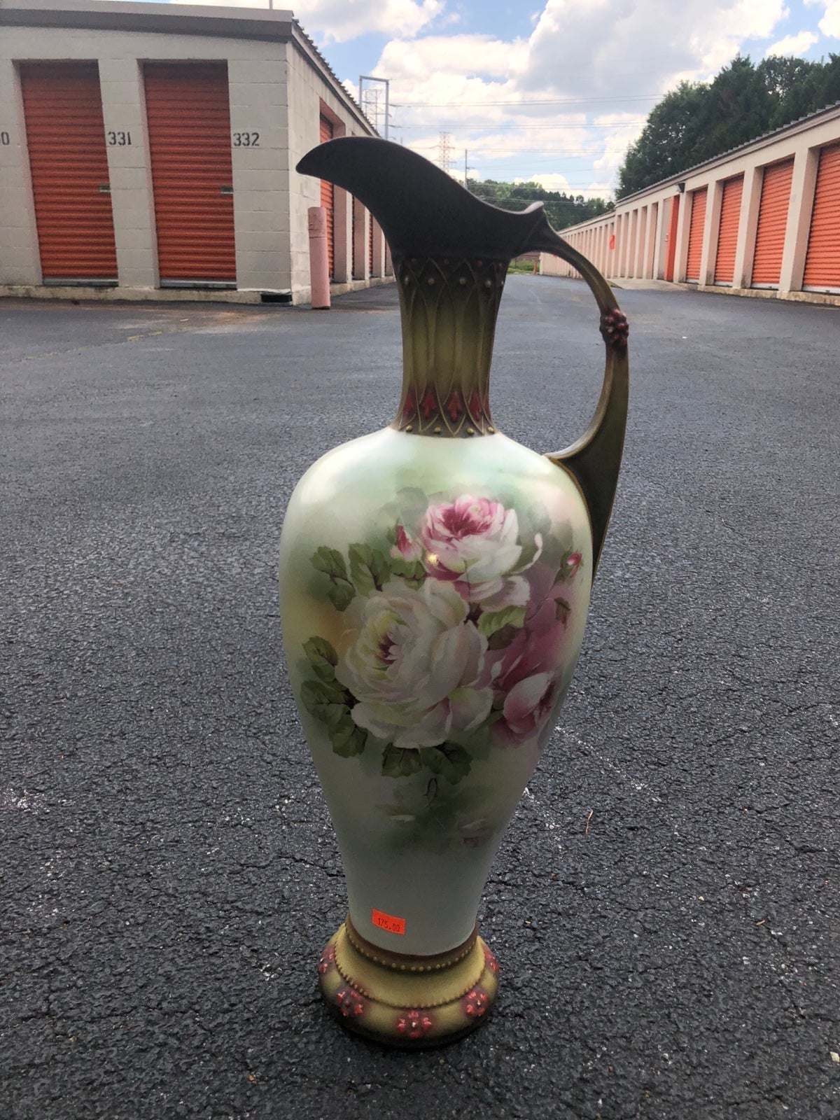 Vintage, porcelain pitcher Austria