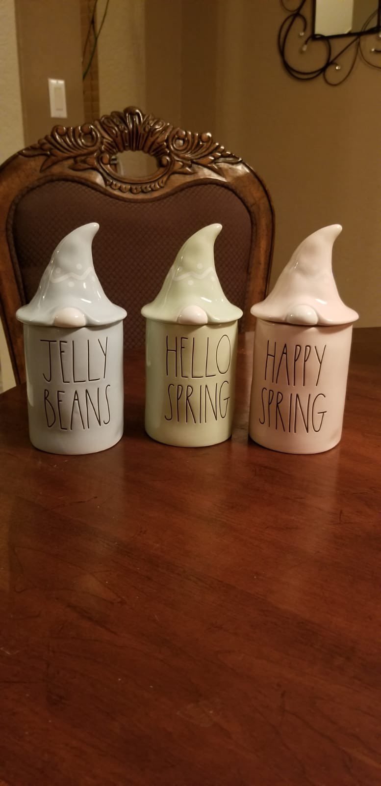 Rae dunn gnome candle set