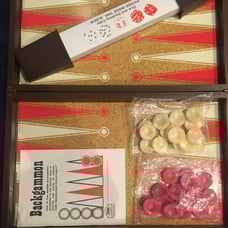 Vintage 1978 Lowe Tournament Backgammon Set E4314 New for 10+ years