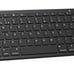 Omoton ultra slim blue tooth keyboard enables device black