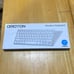 Omoton ultra slim blue tooth keyboard enables device black
