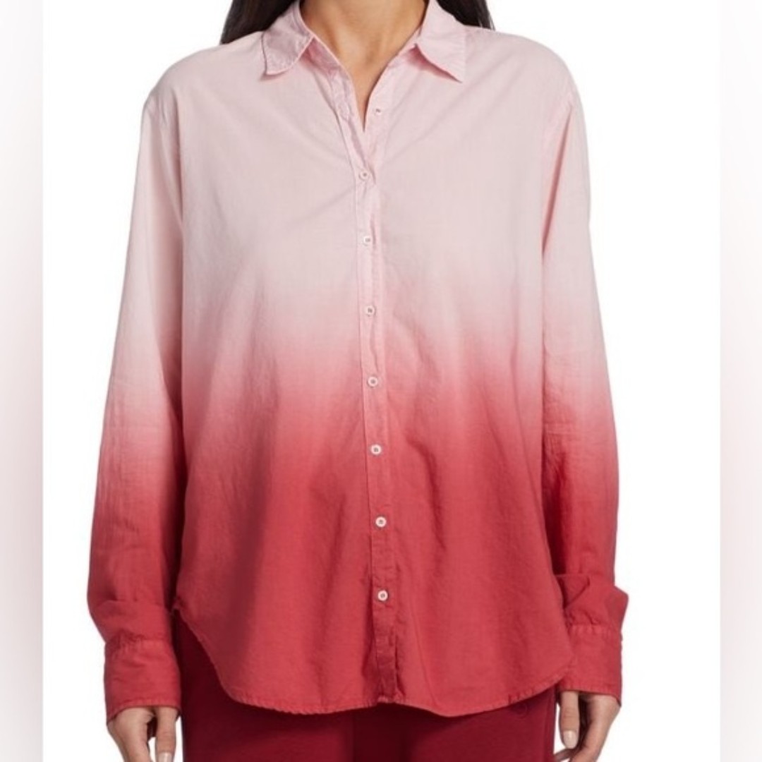 NWT XIRENA Beau Ombré Shirt Sz S Button Down