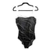 Miraclesuit Black w/White Geo Lines One Piece Bathing Suit Size 16 EUC