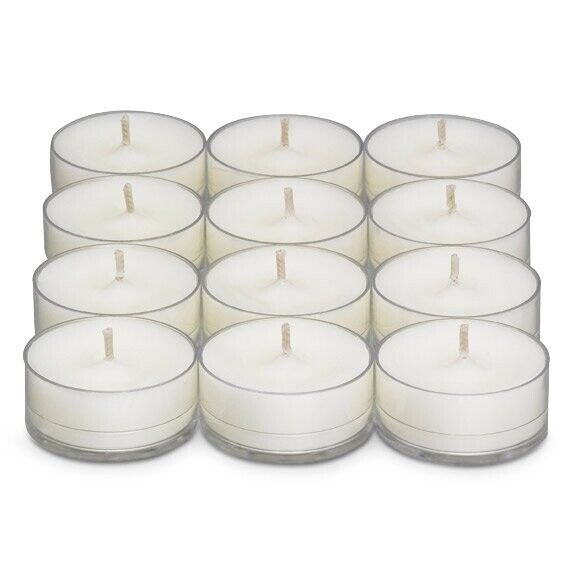 PARTYLITE 4 DOZEN ICED SNOWBERRIES TEALIGHT CANDLES 4 BOXES / 48 TEALIGHTS NIB