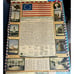Antique 1927 US Constitution Poster by Thomas C Wilson w photos Rare!