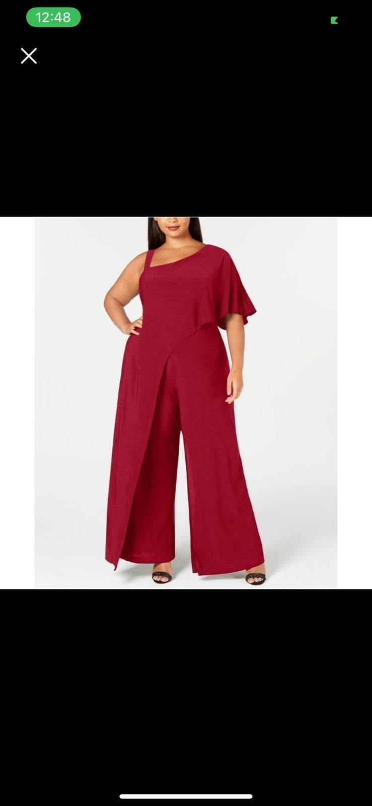 Beautiful sequence Jumpsuit. Picture shows style and fit