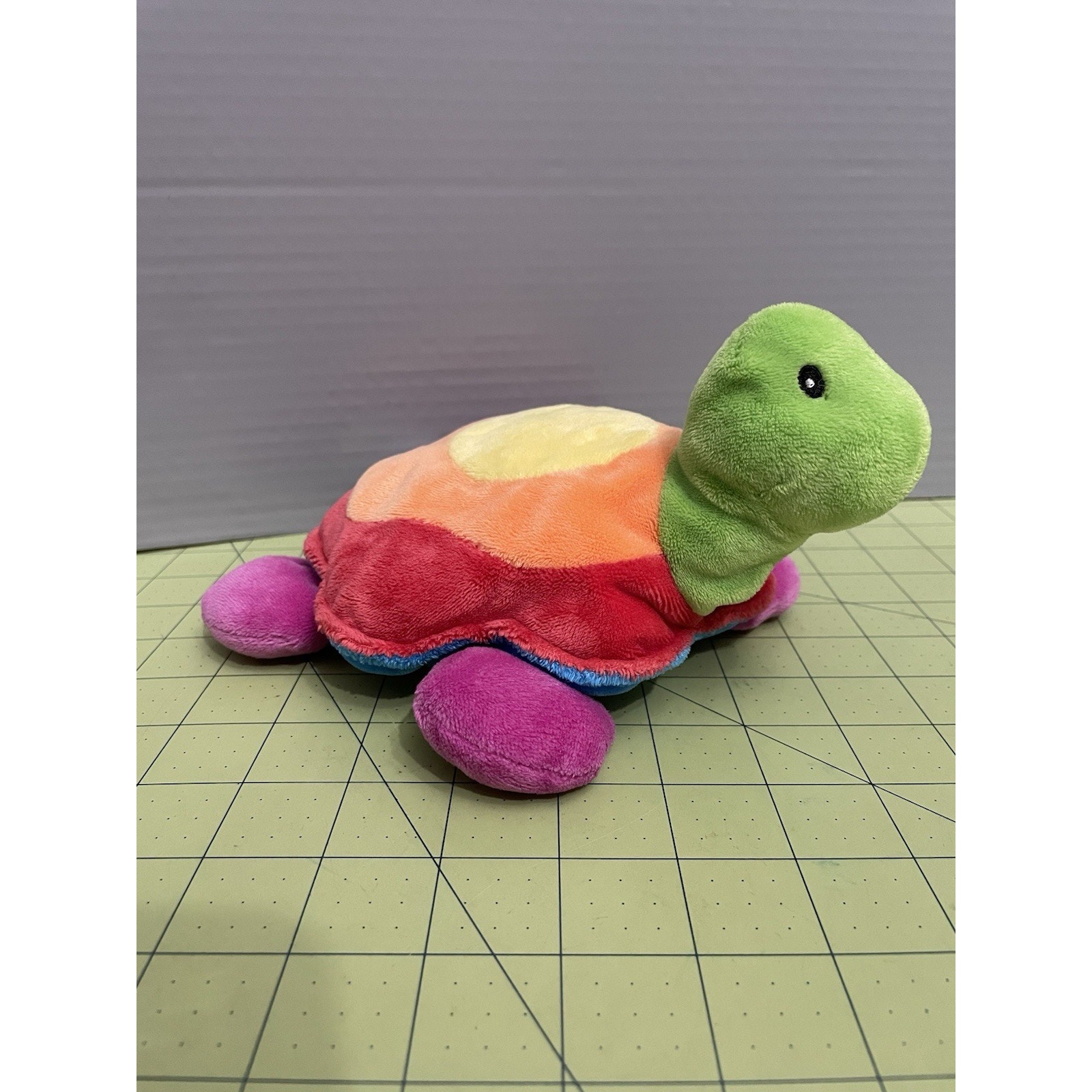 Baby Gund Turtle Rainbow Racer Plush Stuffed Toy 7 Primary # 320749