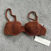 NEW Veronica Beard Dyer Smocked Bikini Top