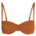 NEW Veronica Beard Dyer Smocked Bikini Top