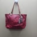 HJ Hinojosa NWOT Leather Tote Shoulder Bag Tassels Office Red Brown Handmade