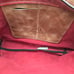 HJ Hinojosa NWOT Leather Tote Shoulder Bag Tassels Office Red Brown Handmade
