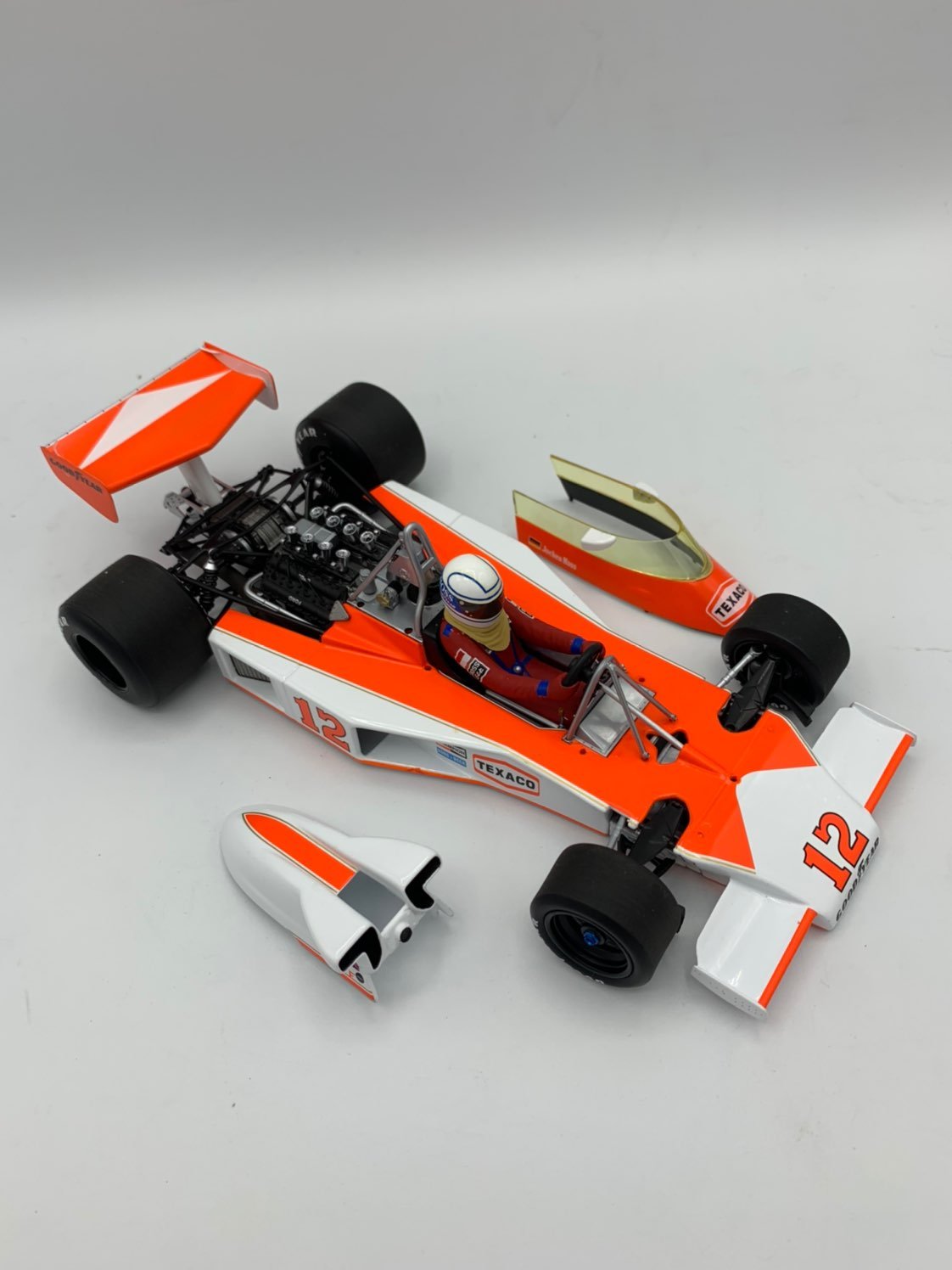ミニチャンプス F1McRAREN FORD M23 J.MASS.1976 McLaren Ford M23 #12 Jochen Mass South African GP 1976 Ltd