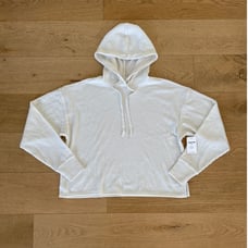 Lucky Brand - Cloudsoft Waffle Hoodie in Off White