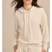 Lucky Brand - Cloudsoft Waffle Hoodie in Off White