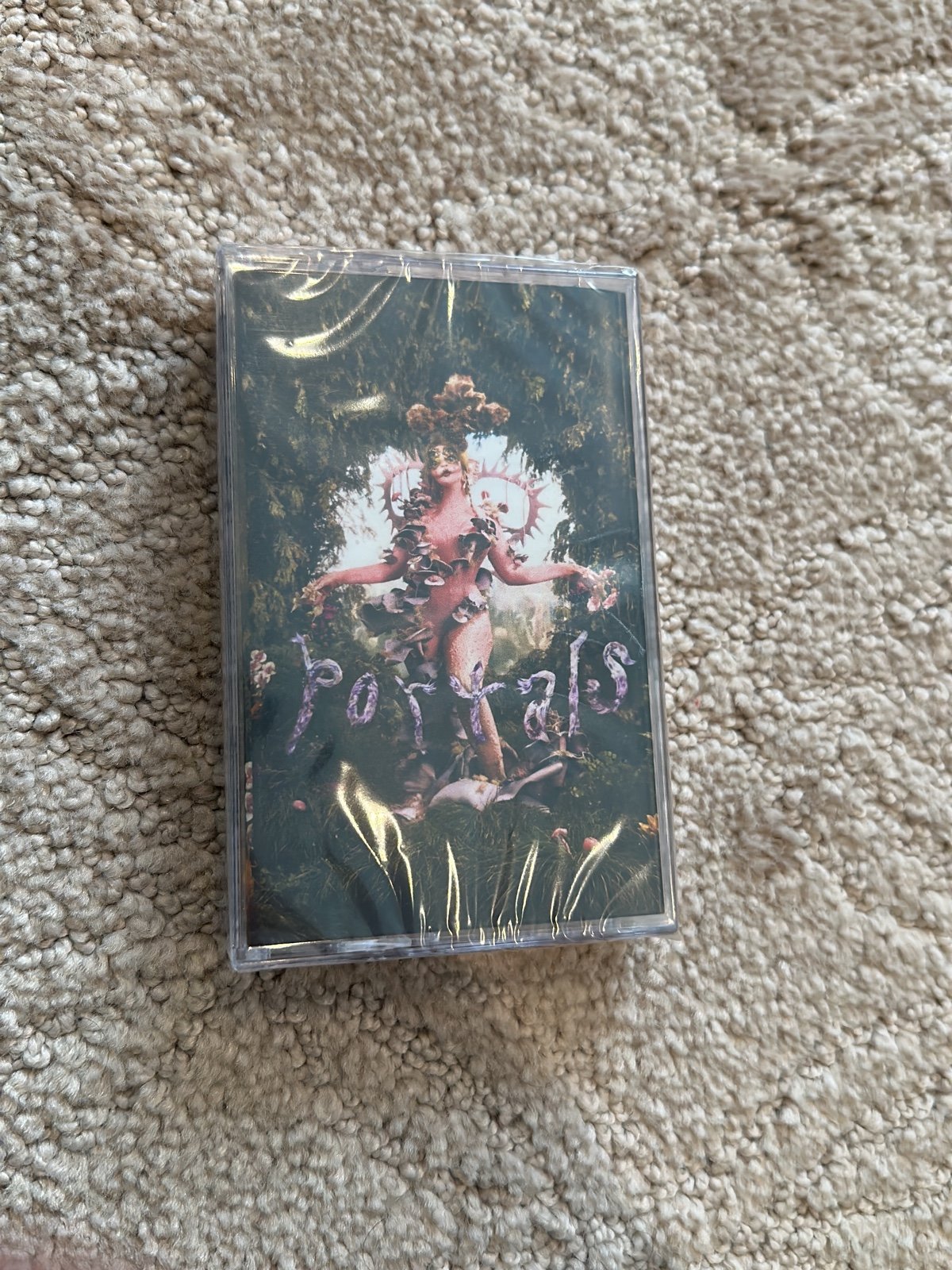 melanie martinez portals cassette coral pink swirl /3000 spotify exclusive