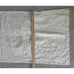 2 L.L.Bean Standard Textured Matelasse Ivory Pillow Case Shams EUC
