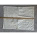 2 L.L.Bean Standard Textured Matelasse Ivory Pillow Case Shams EUC