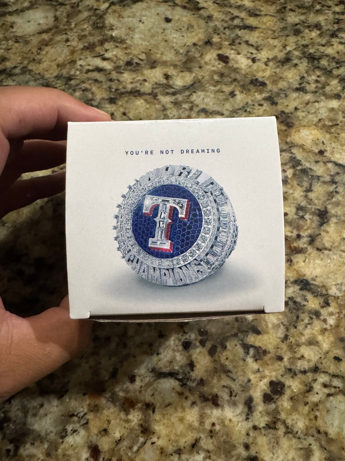 Texas Rangers World Series Replica Ring - Josh Jung