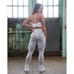 Violate the Dress Code Synergy Seamless Leggings in White Camo Size Small