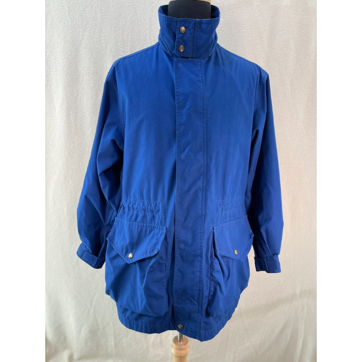 Lands End Cobalt Blue Lightweight Coat Jacket, Men's Size Medium, 38/40