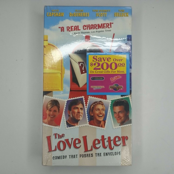 The Love Letter (VHS, 1999) New Factory Sealed Tom Selleck Ellen Degeneres 85368