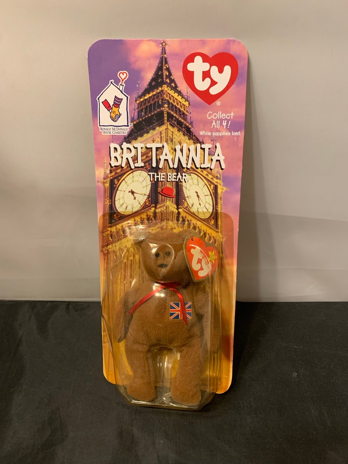 New Vintage Ty Britannia beanie baby