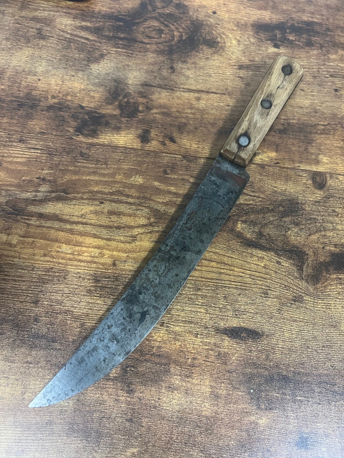 Vtg chefs knife - detail